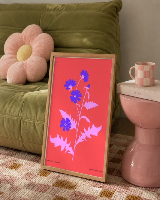 SENT Studio - Abstract Poster No. 30 - framed print in a styled room