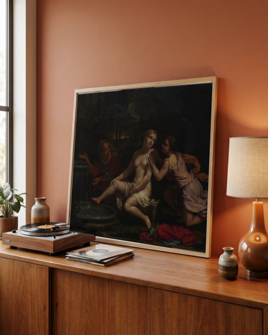 Renaissance Masters - Renaissance Masterpiece No. 44 - framed print in a styled room