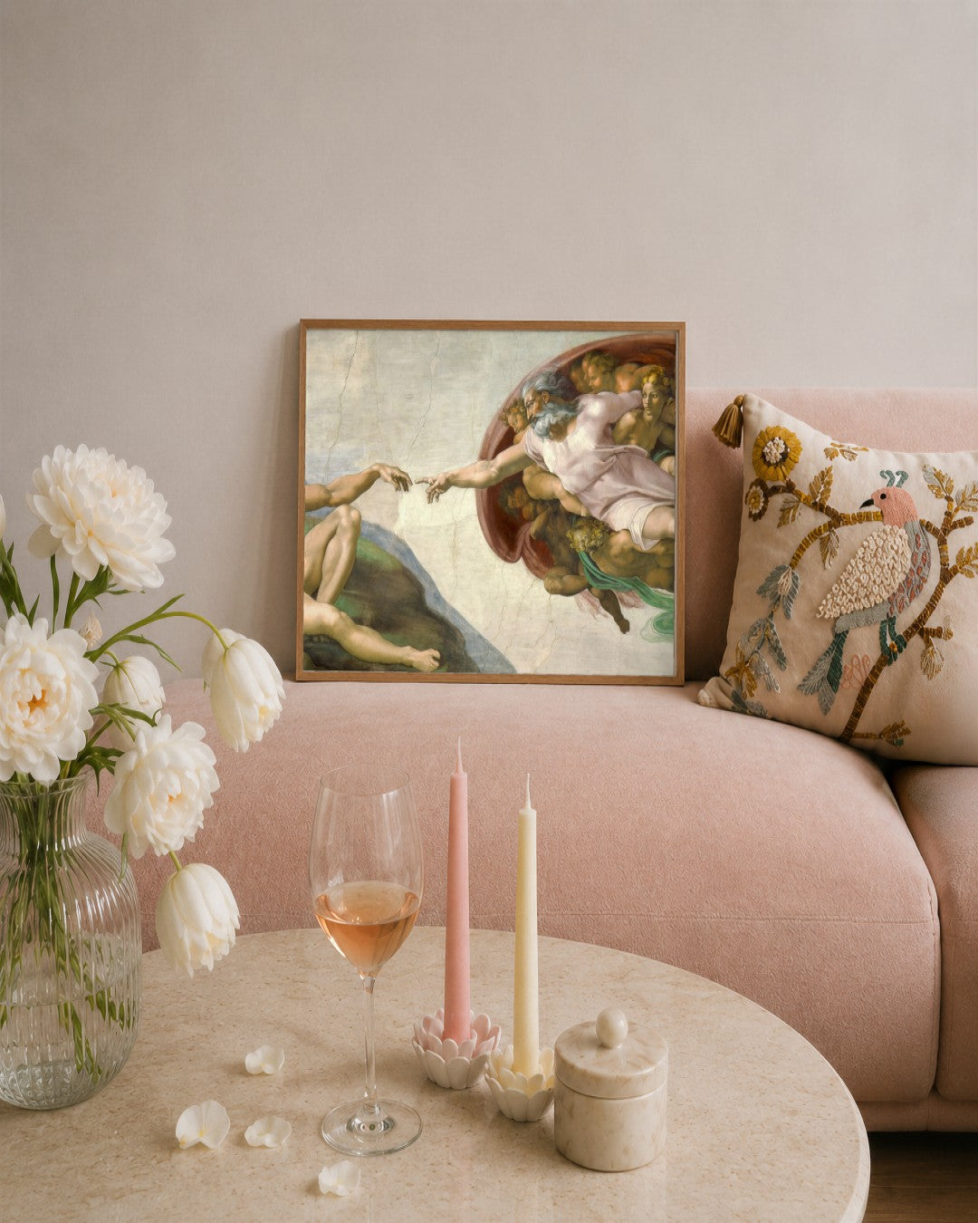 Renaissance Masters - Renaissance Masterpiece No. 240 - framed print in a styled room