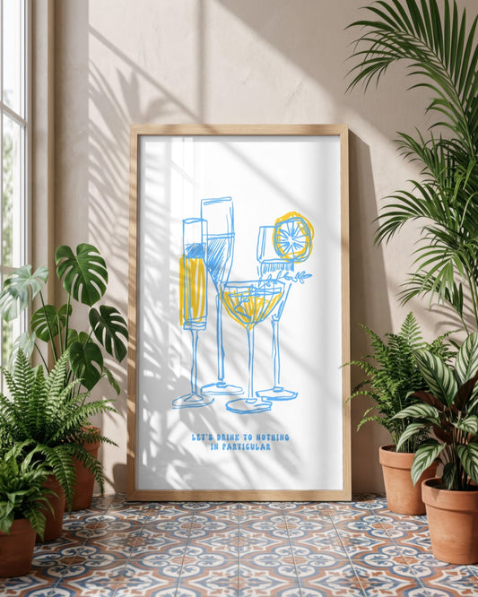 SENT Studio - Cravings Poster No. 35 - framed print in a styled room