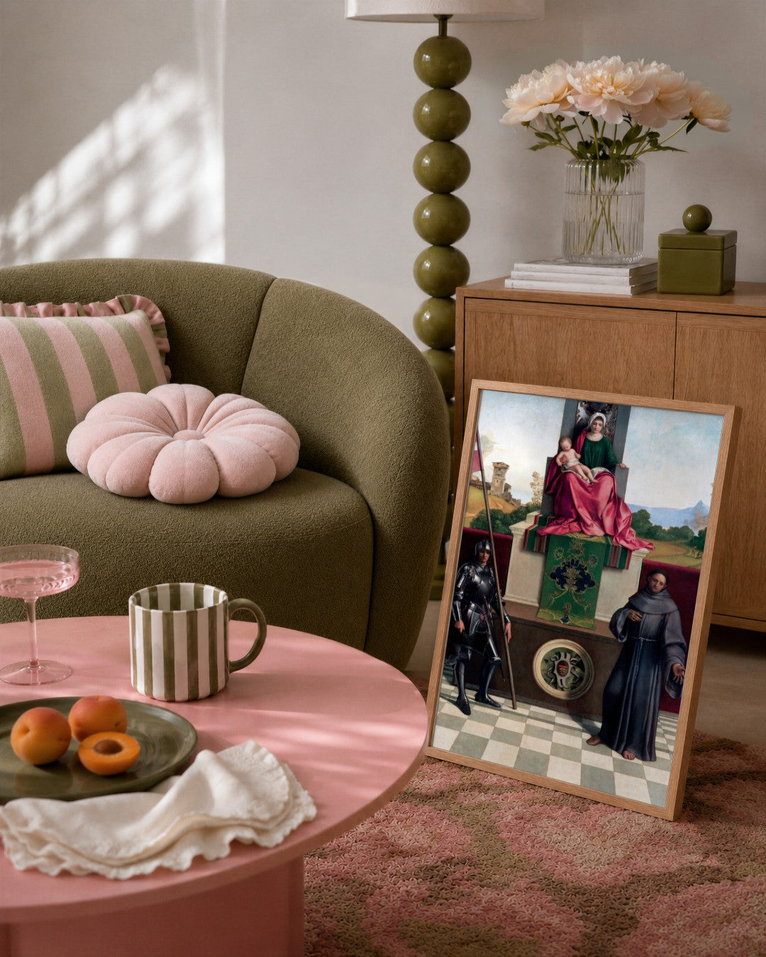 Renaissance Masters - Renaissance Masterpiece No. 280 - framed print in a styled room