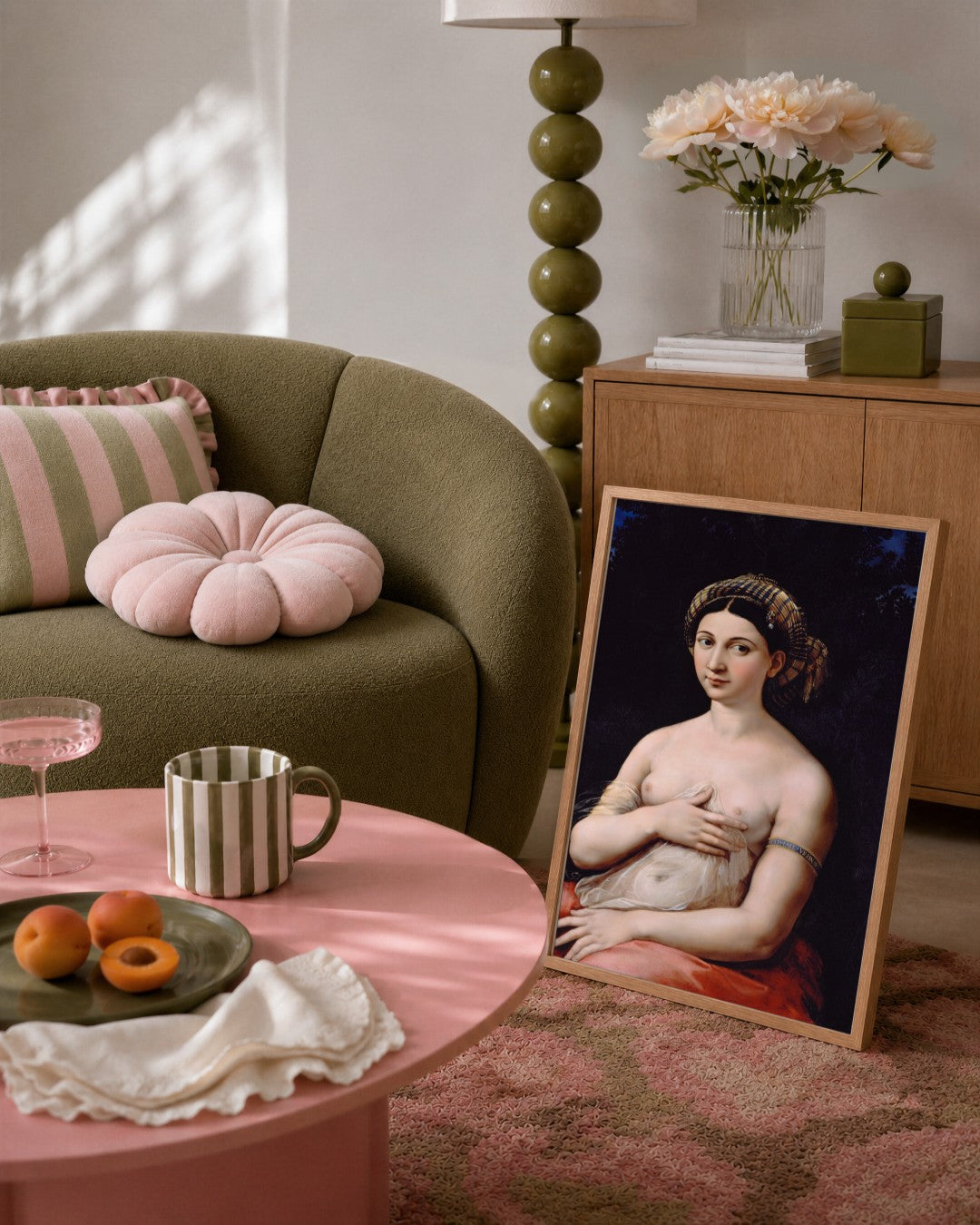 Renaissance Masters - Renaissance Masterpiece No. 312 - framed print in a styled room