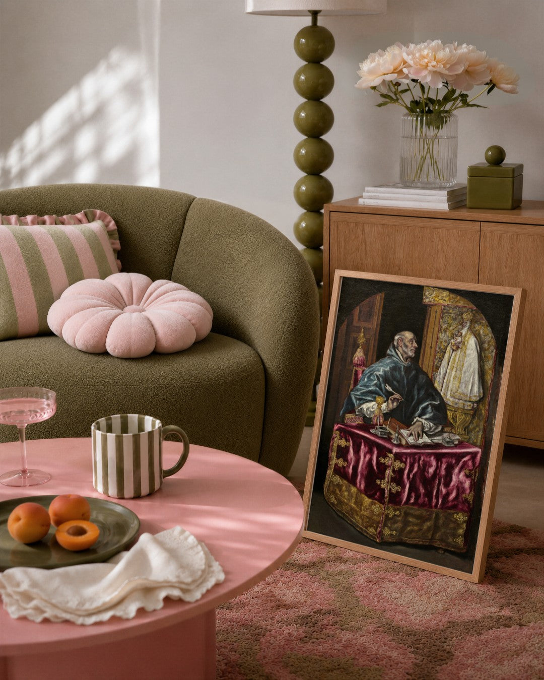 Renaissance Masters - Renaissance Masterpiece No. 219 - framed print in a styled room