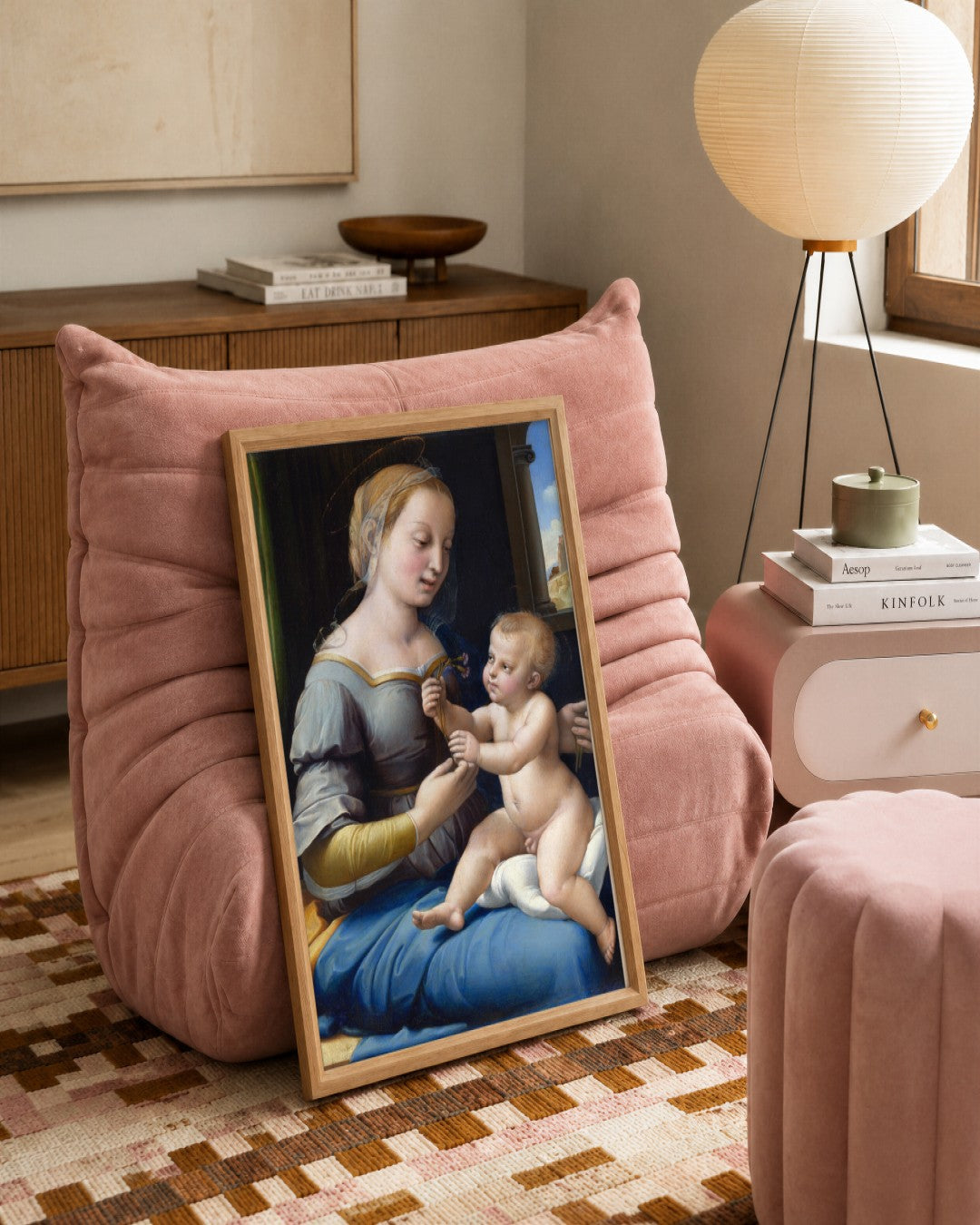 Renaissance Masters - Renaissance Masterpiece No. 318 - framed print in a styled room