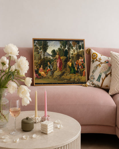 Renaissance Masters - Renaissance Masterpiece No. 160 - framed print in a styled room