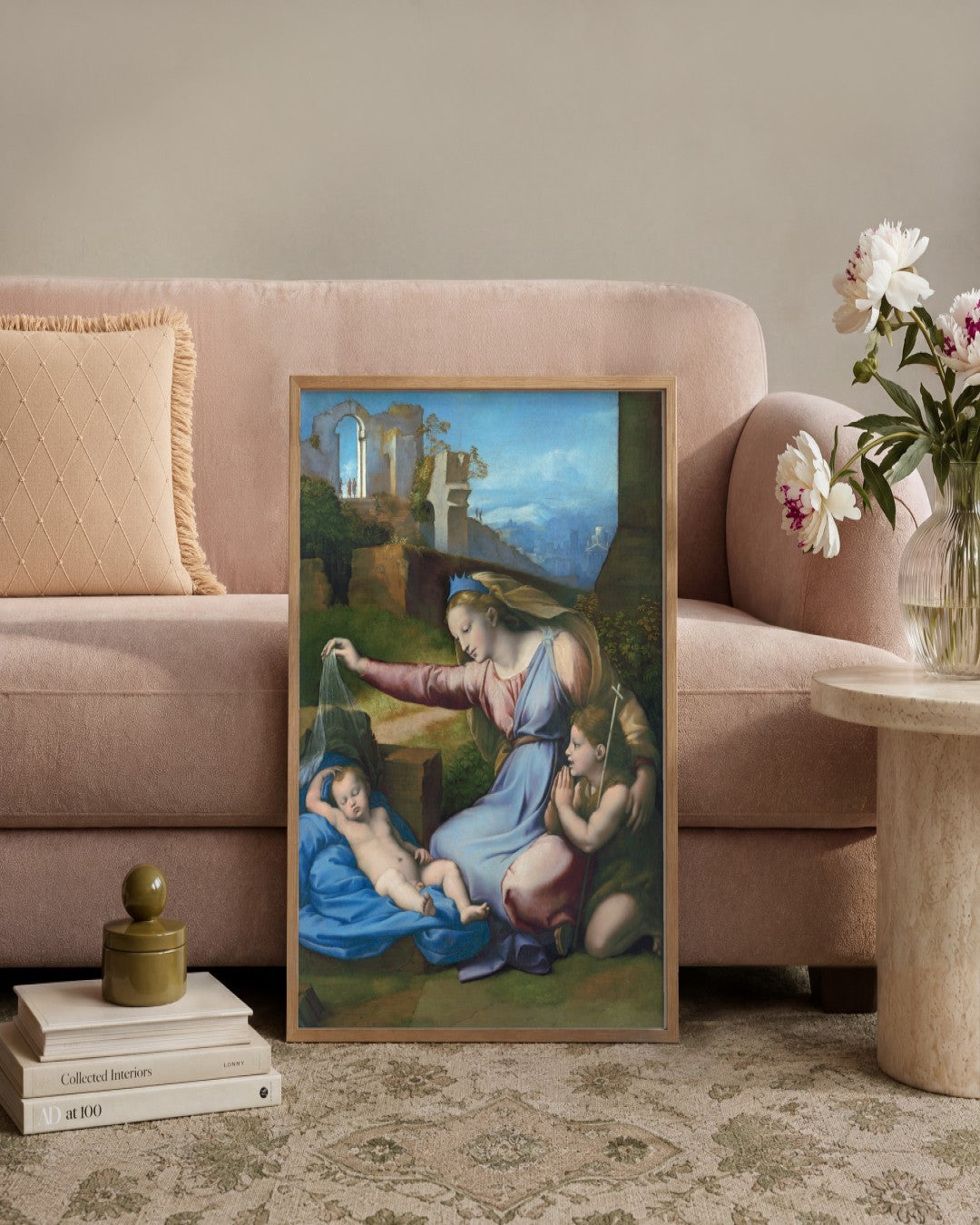 Renaissance Masters - Renaissance Masterpiece No. 261 - framed print in a styled room