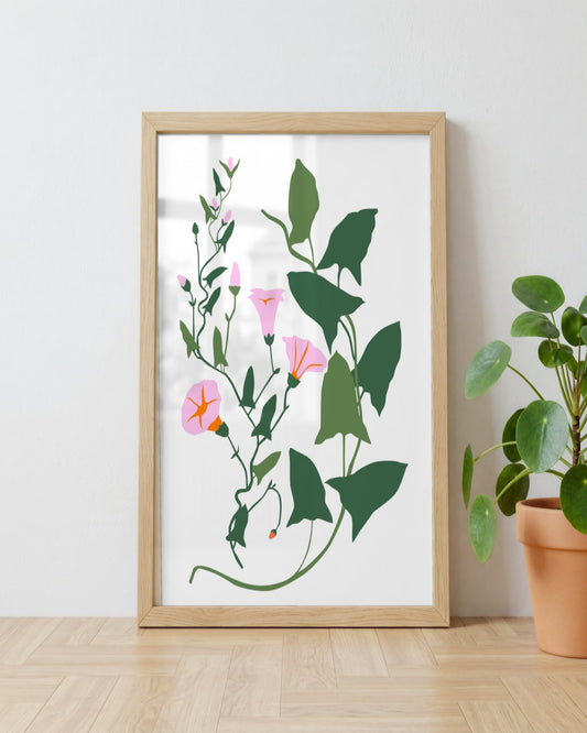 SENT Studio - Botanical Poster No. 42 - framed print in a styled room
