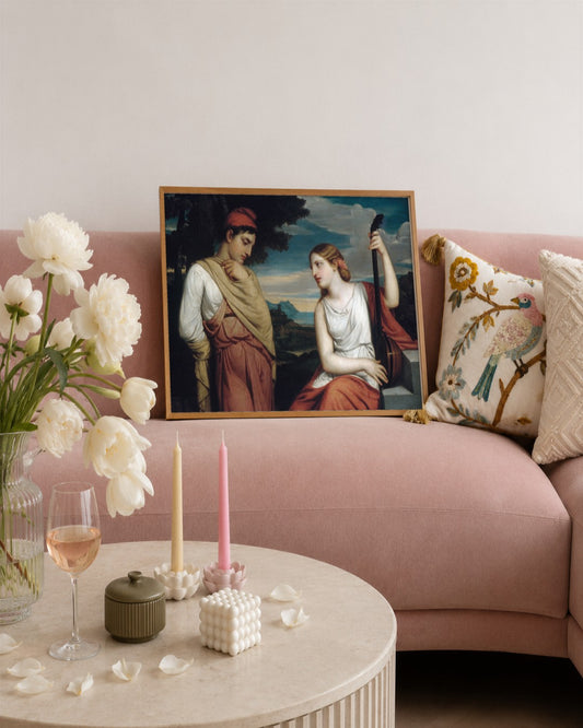 Renaissance Masters - Renaissance Masterpiece No. 230 - framed print in a styled room