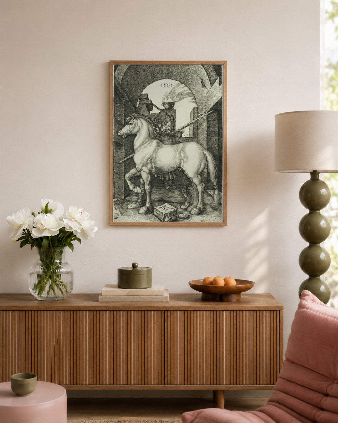 Renaissance Masters - Renaissance Masterpiece No. 179 - framed print in a styled room