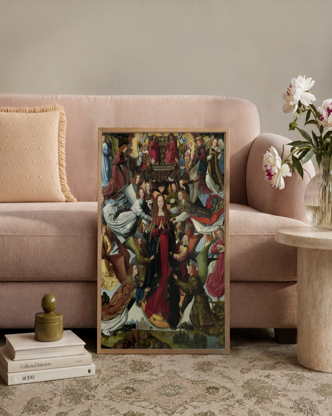 Renaissance Masters - Renaissance Masterpiece No. 407 - framed print in a styled room