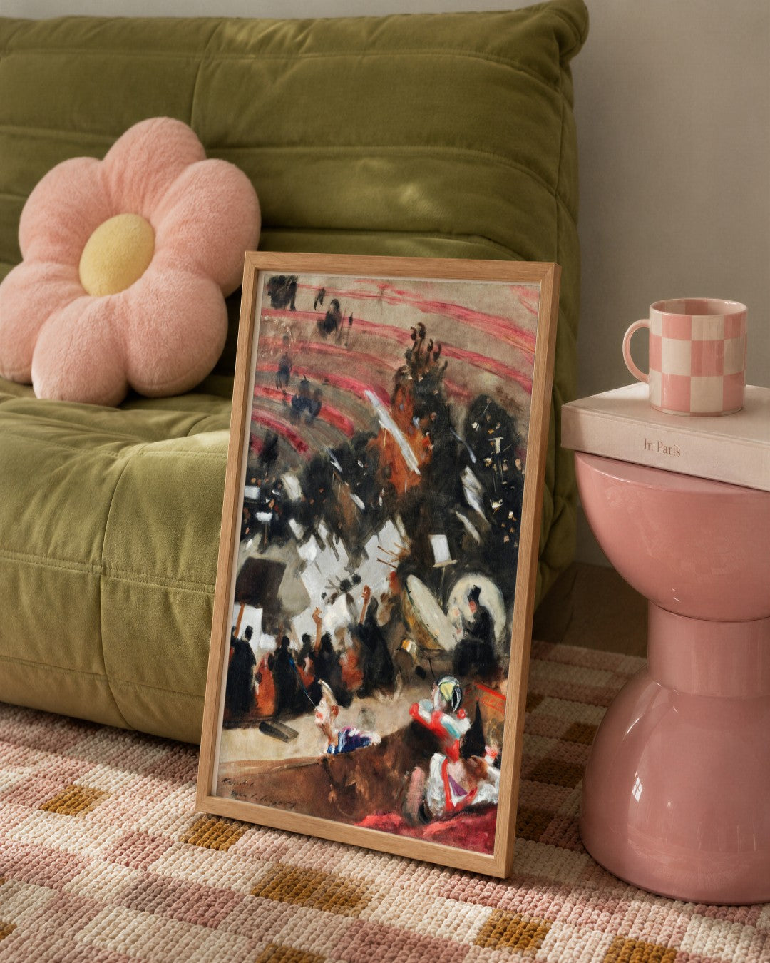 Renaissance Masters - Renaissance Masterpiece No. 371 - framed print in a styled room