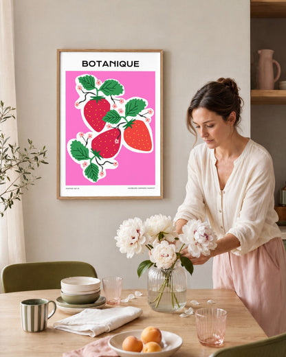 SENT Studio - Aesthetic Poster No. 21 - framed print in a styled room