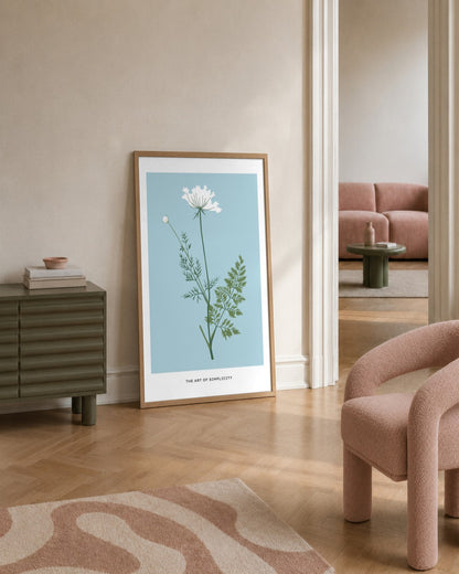 SENT Studio - Botanical Poster No. 24 - framed print in a styled room