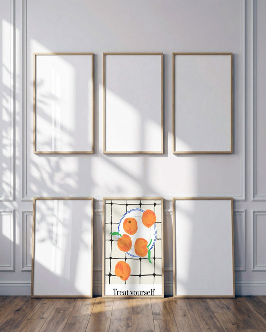 SENT Studio - Cravings Poster No. 11 - framed print in a styled room