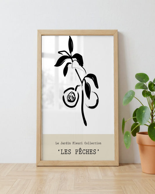 SENT Studio - Bohemian Poster No. 51 - framed print in a styled room