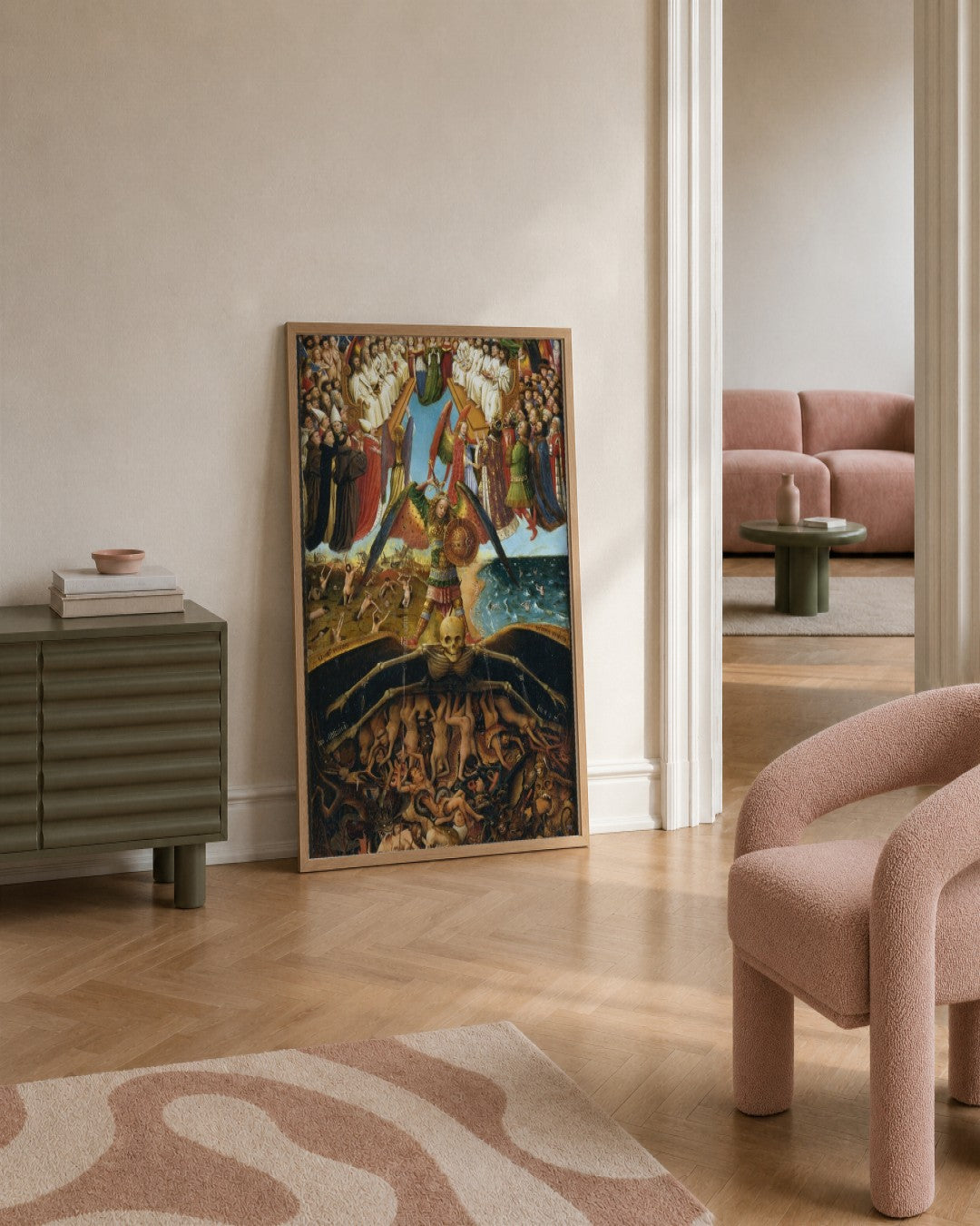Renaissance Masters - Renaissance Masterpiece No. 38 - framed print in a styled room