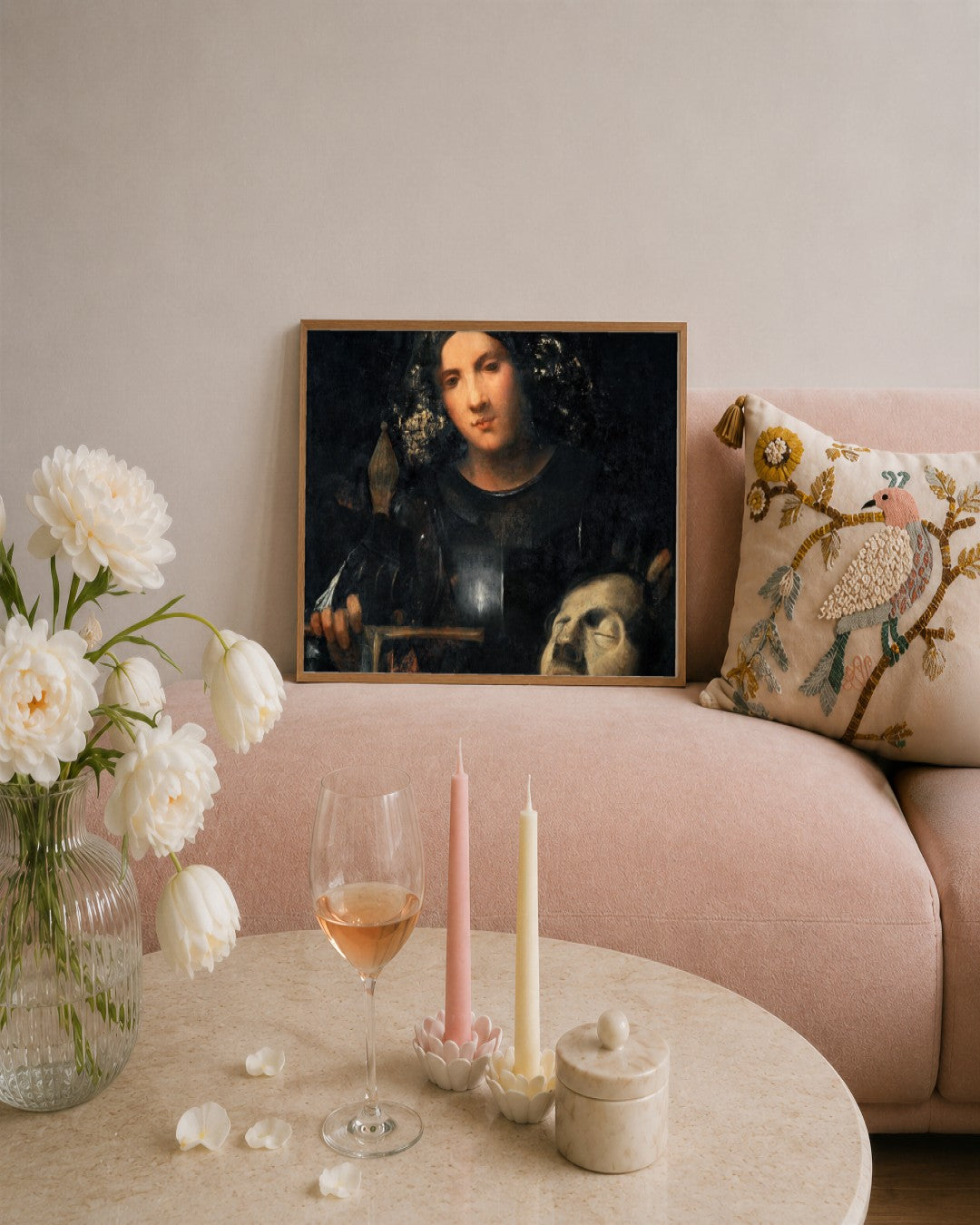 Renaissance Masters - Renaissance Masterpiece No. 269 - framed print in a styled room