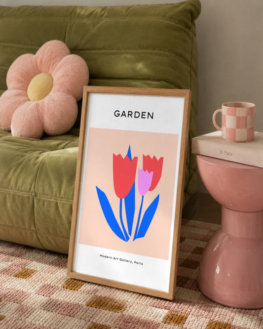 SENT Studio - Abstract Poster No. 31 - framed print in a styled room