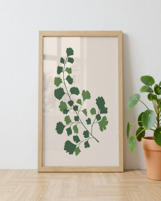 SENT Studio - Botanical Poster No. 61 - framed print in a styled room