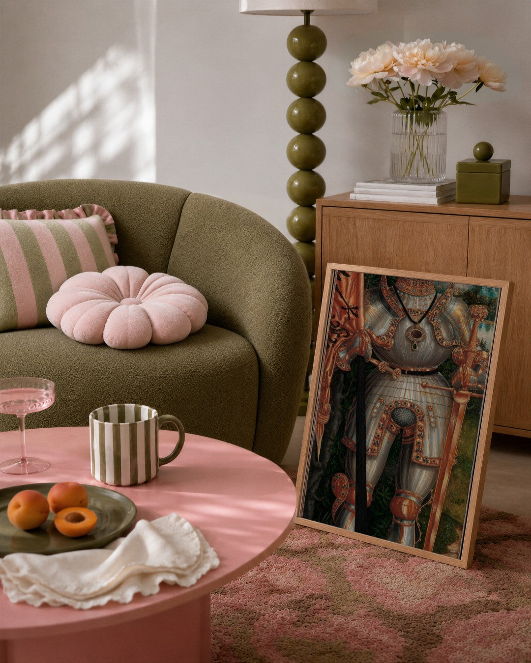 Renaissance Masters - Renaissance Masterpiece No. 147 - framed print in a styled room