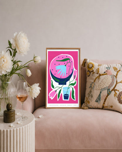 SENT Studio - Aesthetic Poster No. 37 - framed print in a styled room