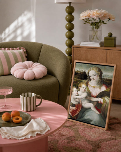 Renaissance Masters - Renaissance Masterpiece No. 50 - framed print in a styled room