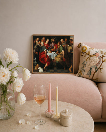 Renaissance Masters - Renaissance Masterpiece No. 414 - framed print in a styled room