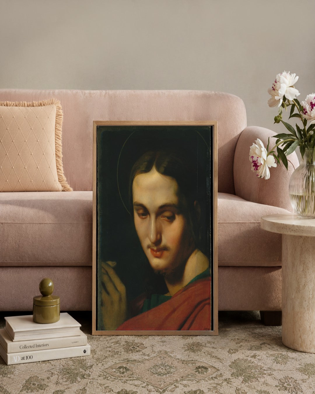 Renaissance Masters - Renaissance Masterpiece No. 140 - framed print in a styled room