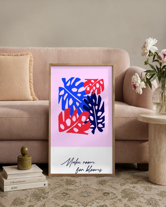 SENT Studio - Artistic Poster No. 16 - framed print in a styled room