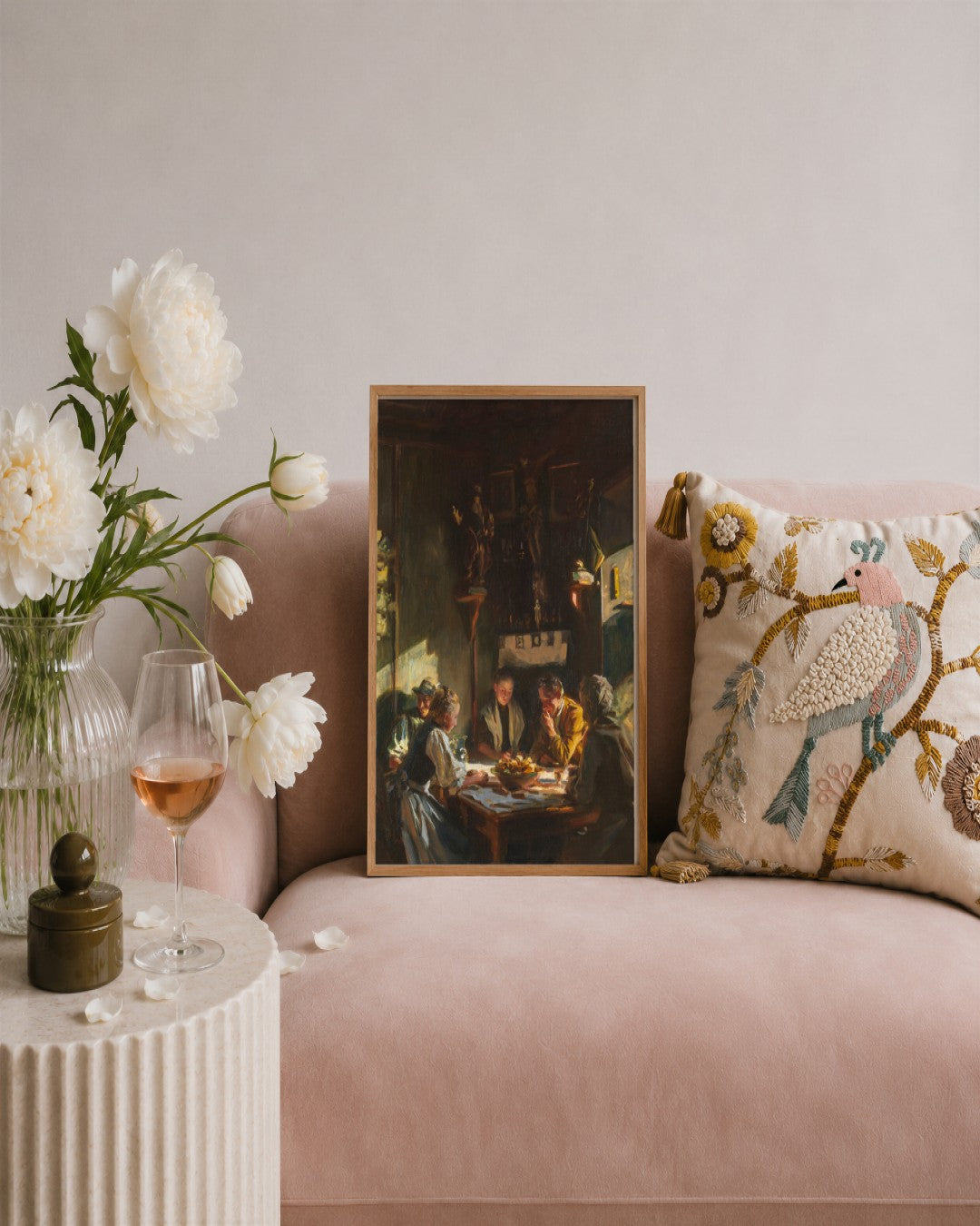 Renaissance Masters - Renaissance Masterpiece No. 368 - framed print in a styled room