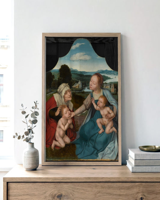 Renaissance Masters - Renaissance Masterpiece No. 96 - framed print in a styled room
