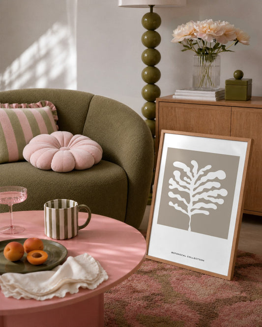 SENT Studio - Bohemian Poster No. 41 - framed print in a styled room