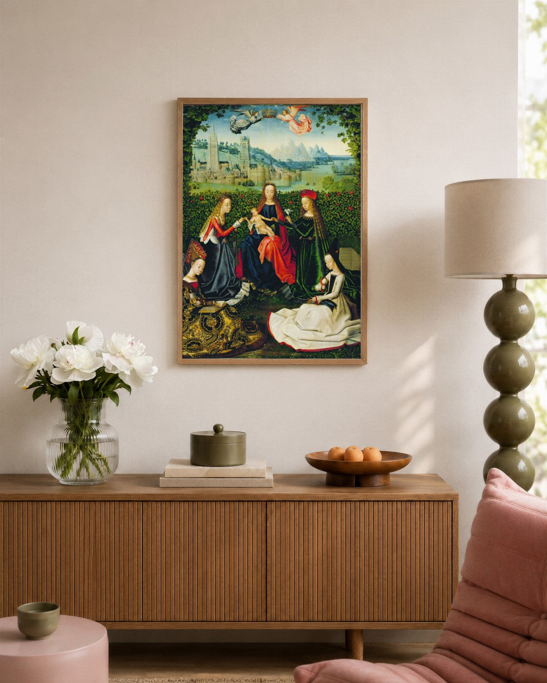 Renaissance Masters - Renaissance Masterpiece No. 402 - framed print in a styled room
