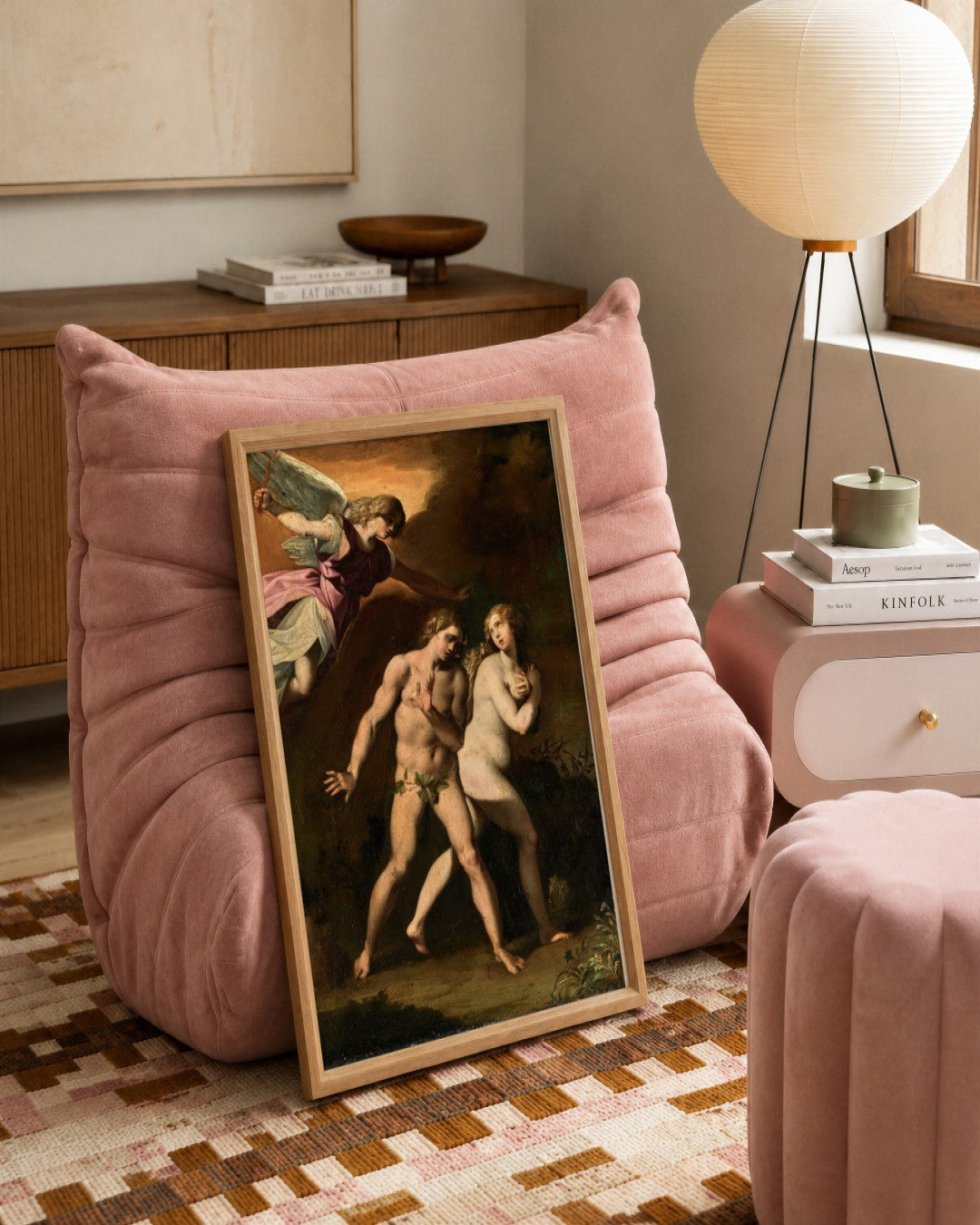 Renaissance Masters - Renaissance Masterpiece No. 389 - framed print in a styled room