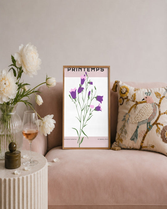 SENT Studio - Botanical Poster No. 68 - framed print in a styled room