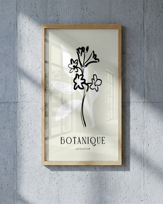 SENT Studio - Bohemian Poster No. 60 - framed print in a styled room