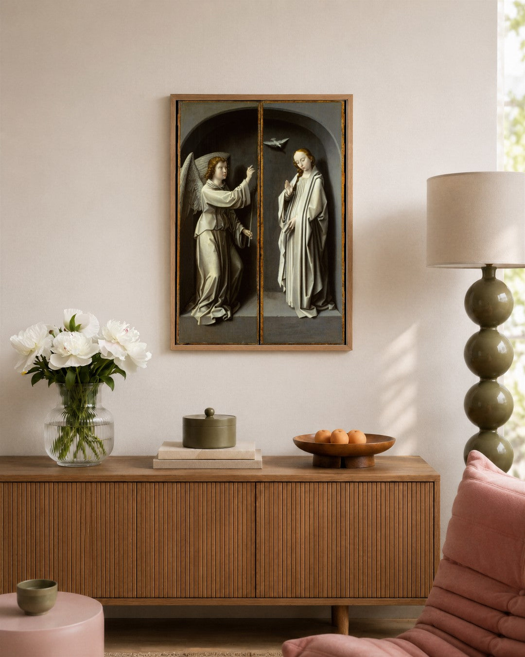 Renaissance Masters - Renaissance Masterpiece No. 400 - framed print in a styled room