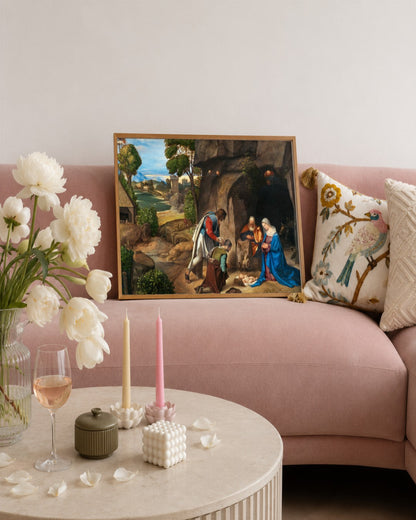 Renaissance Masters - Renaissance Masterpiece No. 287 - framed print in a styled room