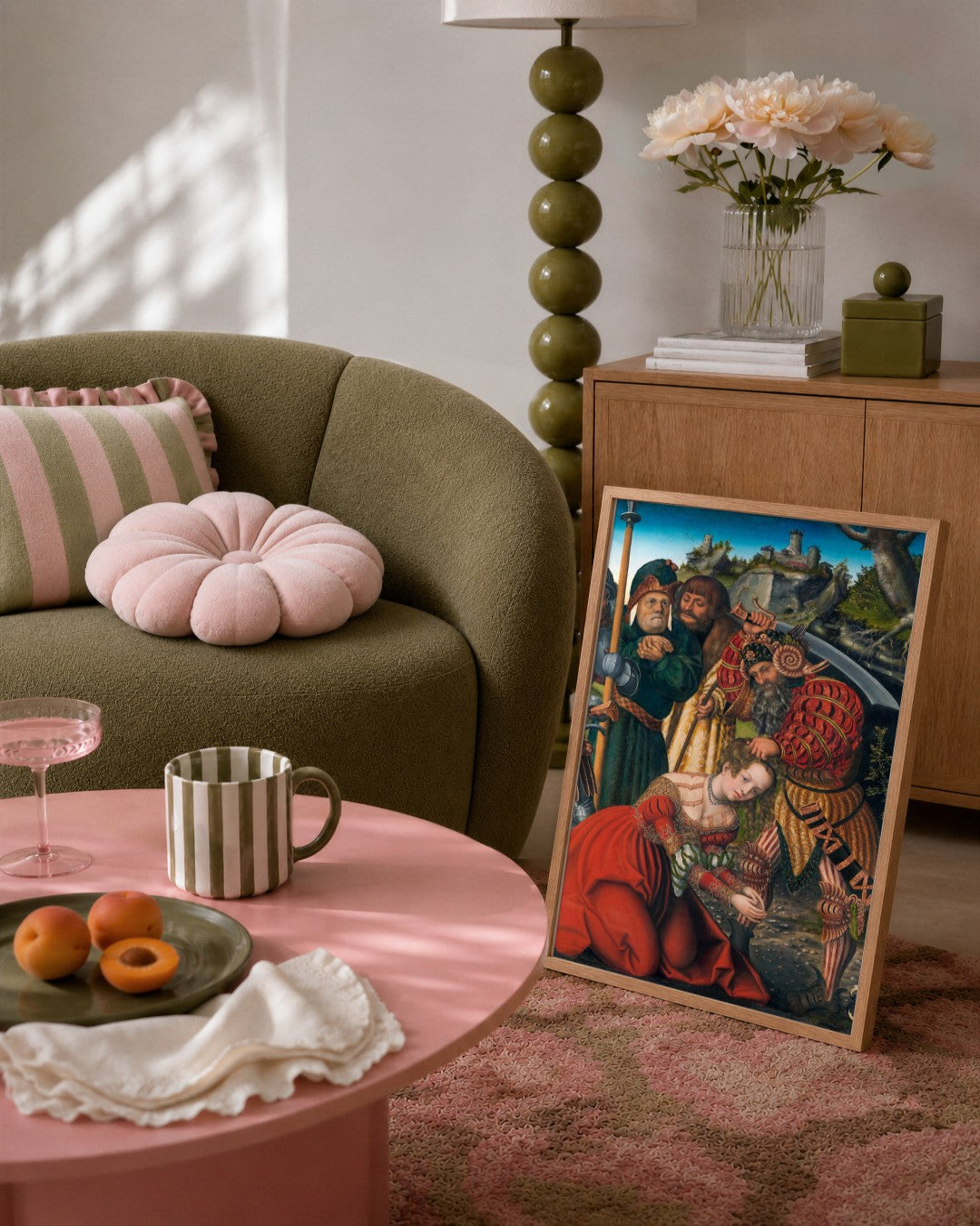 Renaissance Masters - Renaissance Masterpiece No. 272 - framed print in a styled room