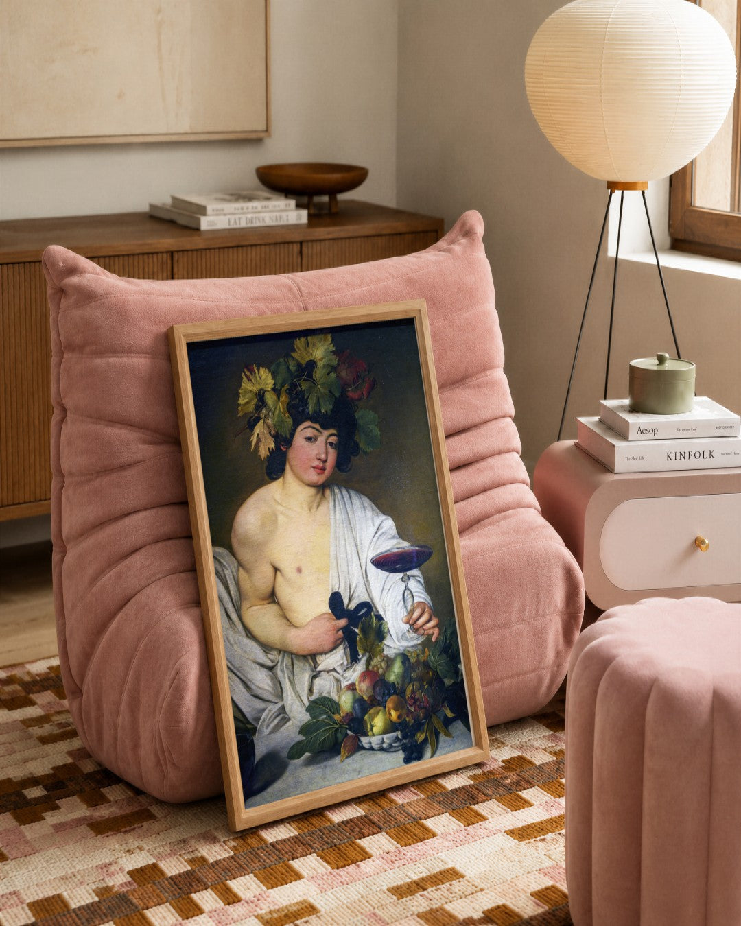 Renaissance Masters - Renaissance Masterpiece No. 258 - framed print in a styled room