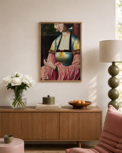 Renaissance Masters - Renaissance Masterpiece No. 112 - framed print in a styled room