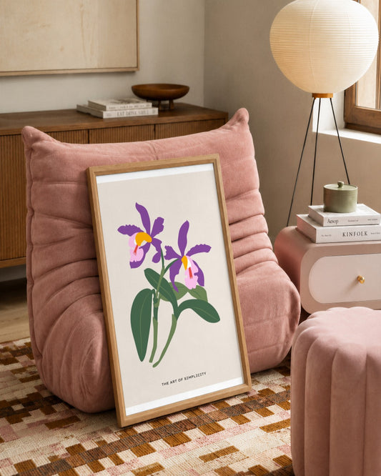 SENT Studio - Botanical Poster No. 32 - framed print in a styled room