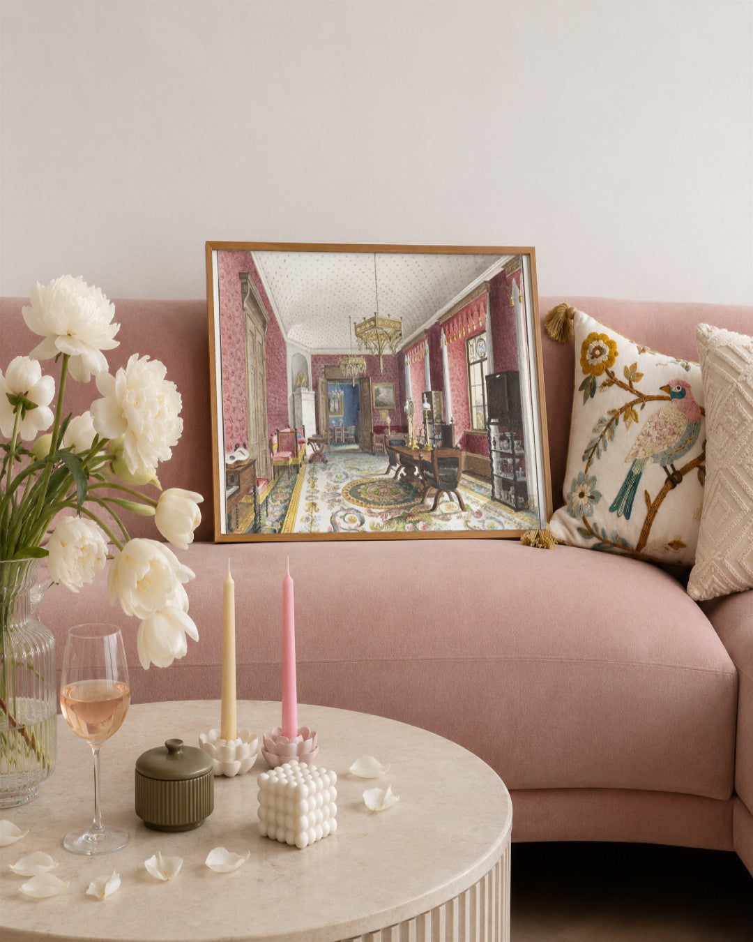 Renaissance Masters - Renaissance Masterpiece No. 206 - framed print in a styled room