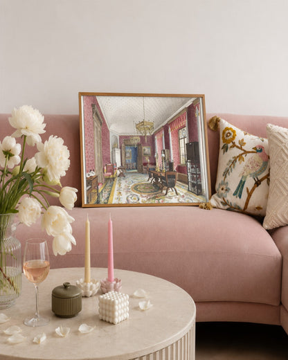 Renaissance Masters - Renaissance Masterpiece No. 206 - framed print in a styled room