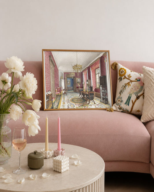 Renaissance Masters - Renaissance Masterpiece No. 206 - framed print in a styled room