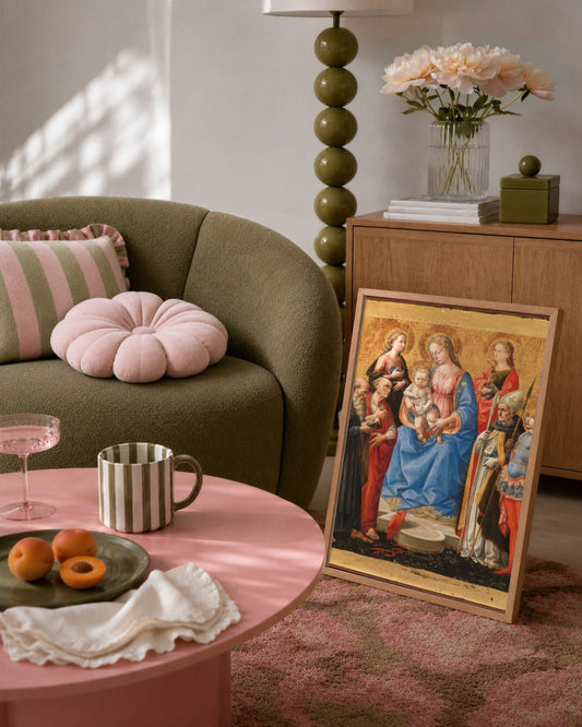 Renaissance Masters - Renaissance Masterpiece No. 156 - framed print in a styled room