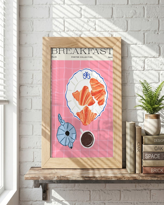 SENT Studio - Cravings Poster No. 24 - framed print in a styled room