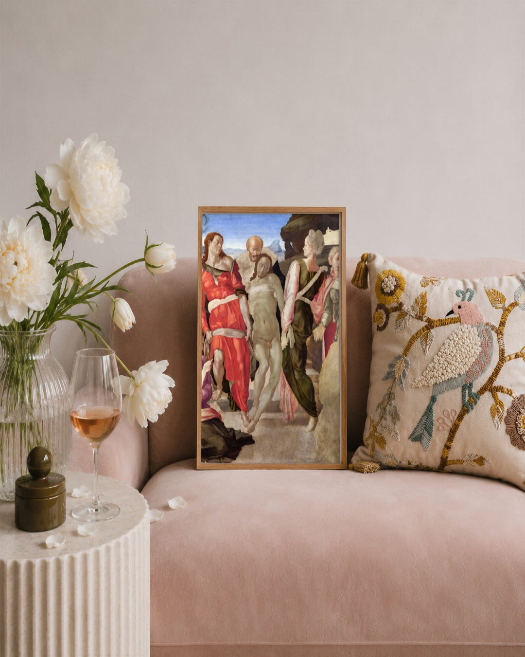 Renaissance Masters - Renaissance Masterpiece No. 341 - framed print in a styled room