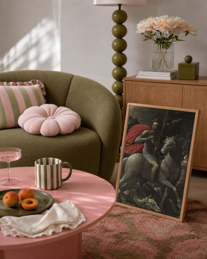 Renaissance Masters - Renaissance Masterpiece No. 71 - framed print in a styled room