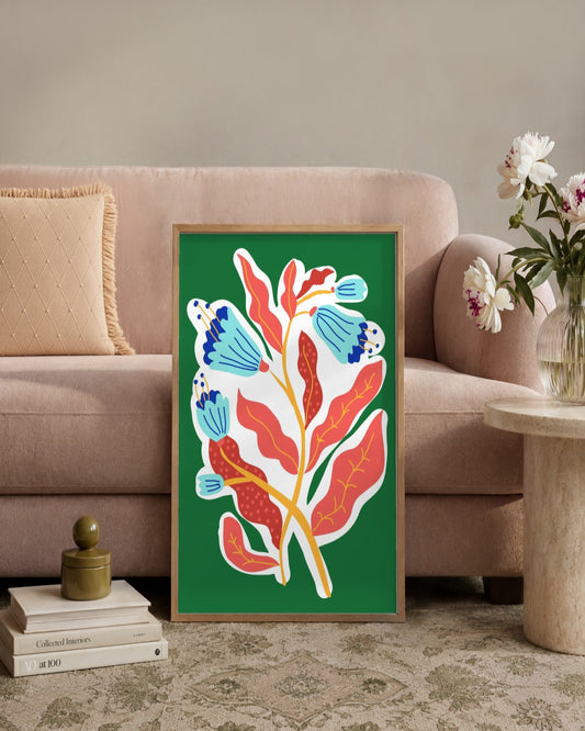 SENT Studio - Aesthetic Poster No. 46 - framed print in a styled room